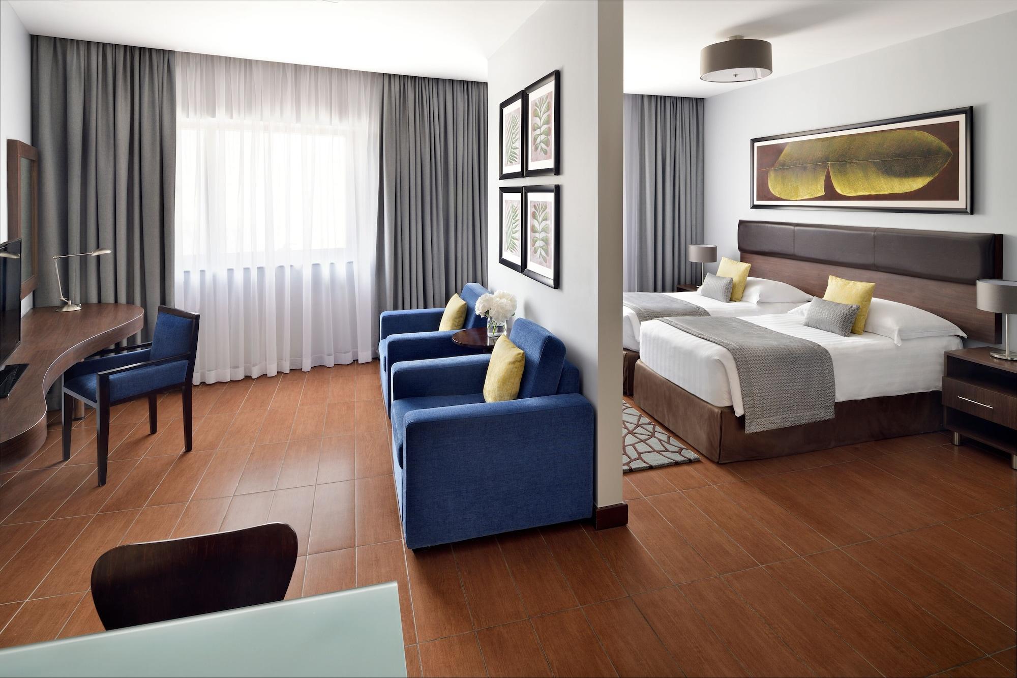 Moevenpick Hotel Apartments Al Mamzar Dubai Exterior foto