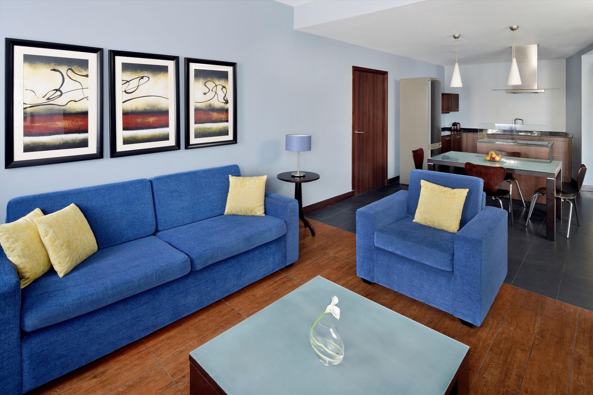 Moevenpick Hotel Apartments Al Mamzar Dubai Exterior foto